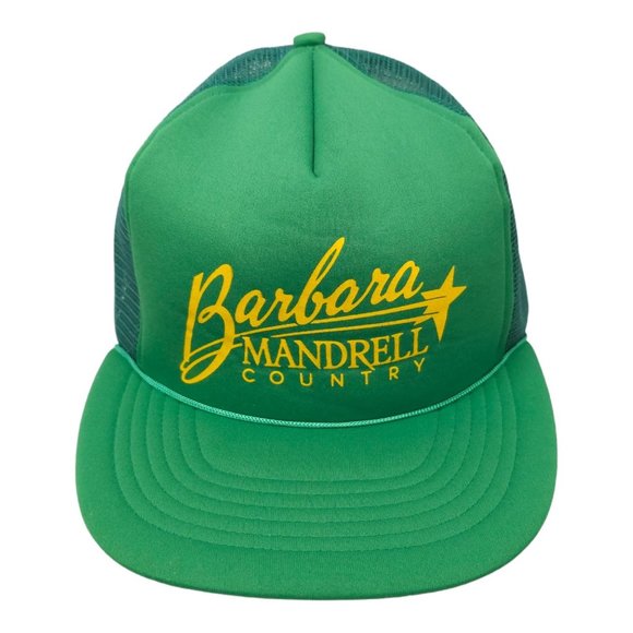 Vintage Barbara Mandrell Country Mesh Snapback Cap Trucker Foam Hat Rope Supreme
